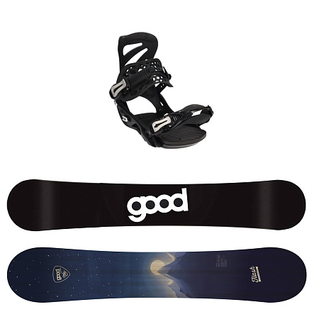 Комплит сноуборд FLASH LONG NOSE ROCKER + крепления TW Комплит сноуборд FLASH LONG NOSE ROCKER + крепления TW